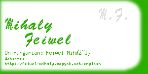 mihaly feiwel business card